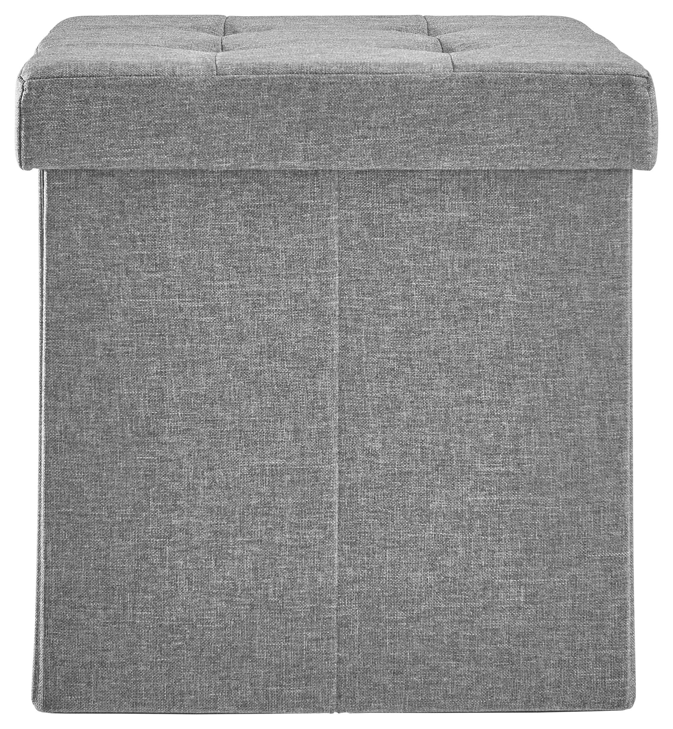 SITZBOX Linon, Vliesstoff Anthrazit - Anthrazit, Design, Textil (38/38/38cm) - Carryhome