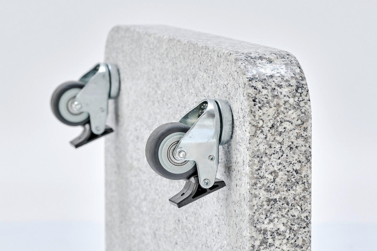 MÖBELROLLEN - Silberfarben, Basics, Metall (5/7cm) - Glatz