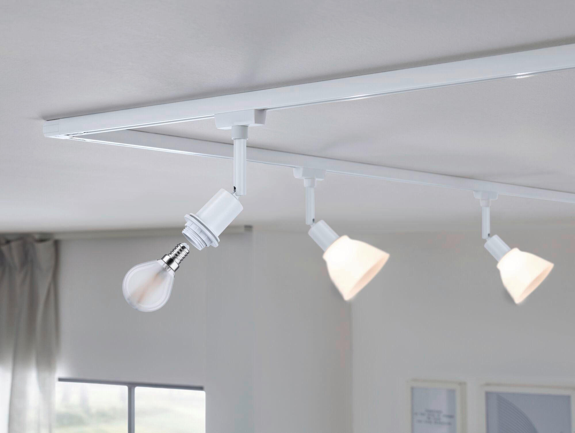 SCHIENENSYSTEM-STRAHLER - Basics (4.4/16.3cm) - Paulmann