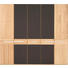 KLEIDERSCHRANK in massiv Eiche Dunkelbraun, Eichefarben - Eichefarben/Dunkelbraun, Design, Glas/Holz (253,2/224,8/62cm) - Novel KLEIDERSCHRANK in massiv Eiche Dunkelbraun, Eichefarben - Eichefarben/Dunkelbraun, Design, Glas/Holz (253,2/224,8/62cm) - Novel