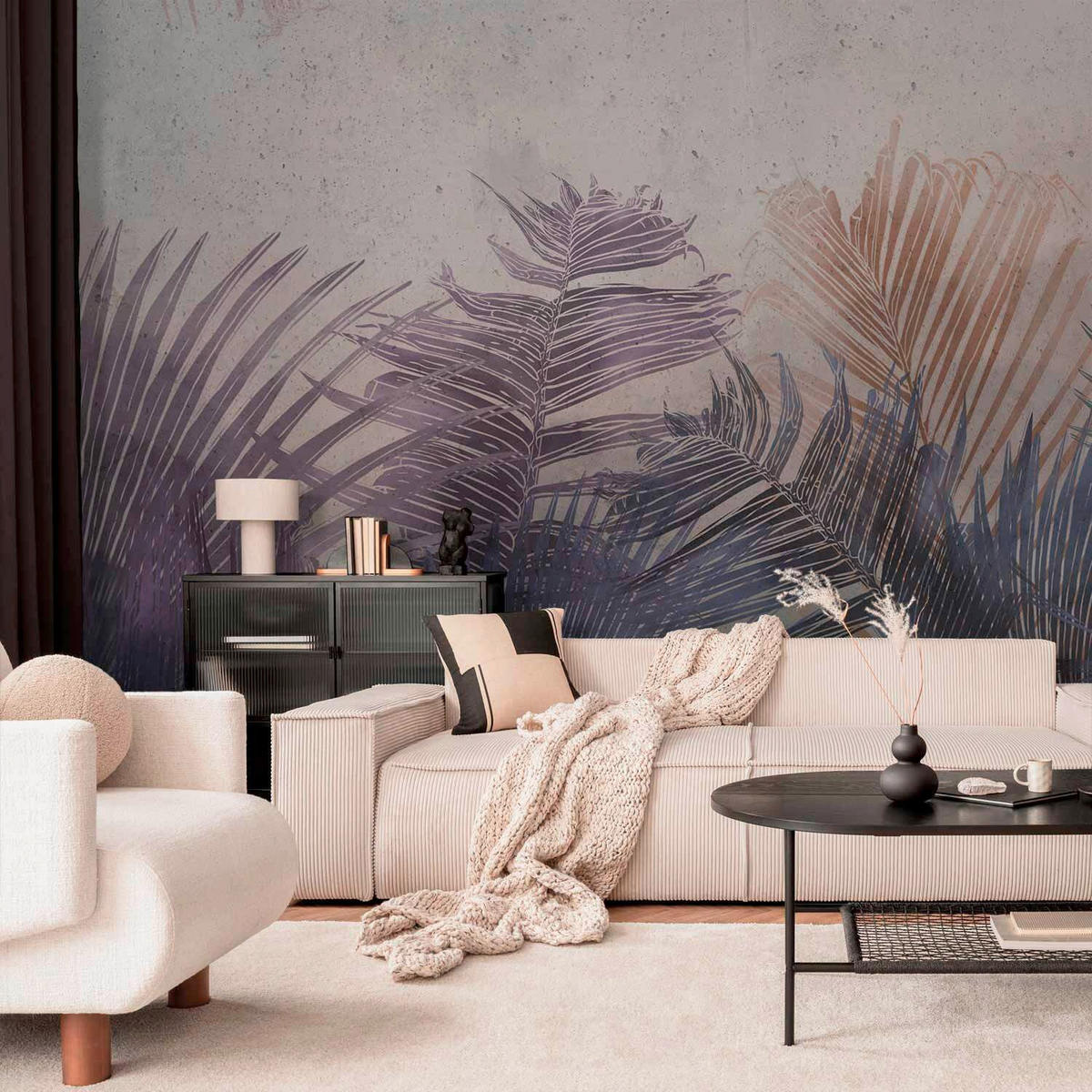 FOTOTAPETE  - Violett/Grau, LIFESTYLE, Textil (100/70cm) - artgeist