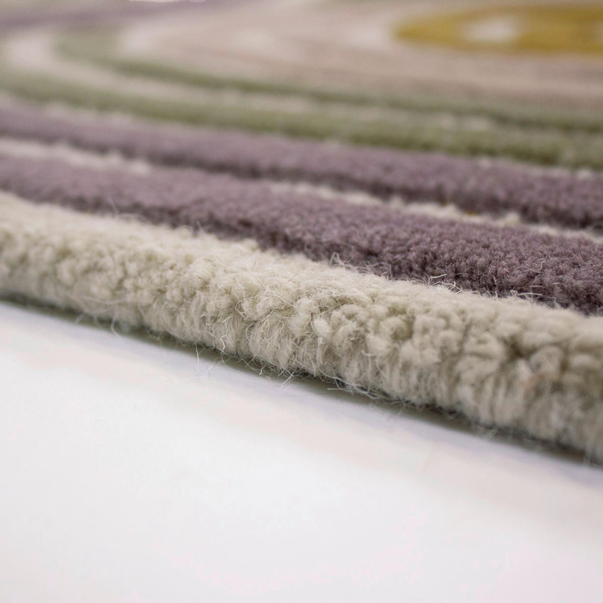 WOLLTEPPICH 140/200 cm Grün  - Grün, Basics, Textil (140/200cm)