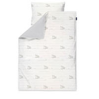 BABYBETTWÄSCHE  - Dunkelgrau/Hellgrau, Basics, Textil (100/135/2cm) - Alvi