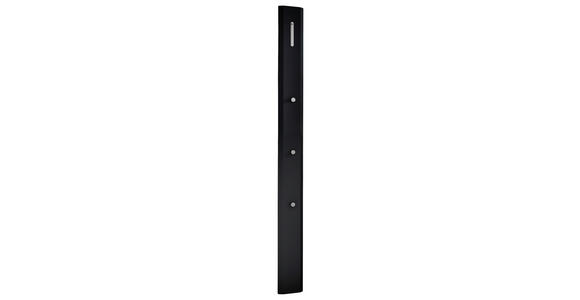 GARDEROBE 195/185/36 cm  - Anthrazit/Alufarben, Design, Holzwerkstoff/Metall (195/185/36cm) - Dieter Knoll