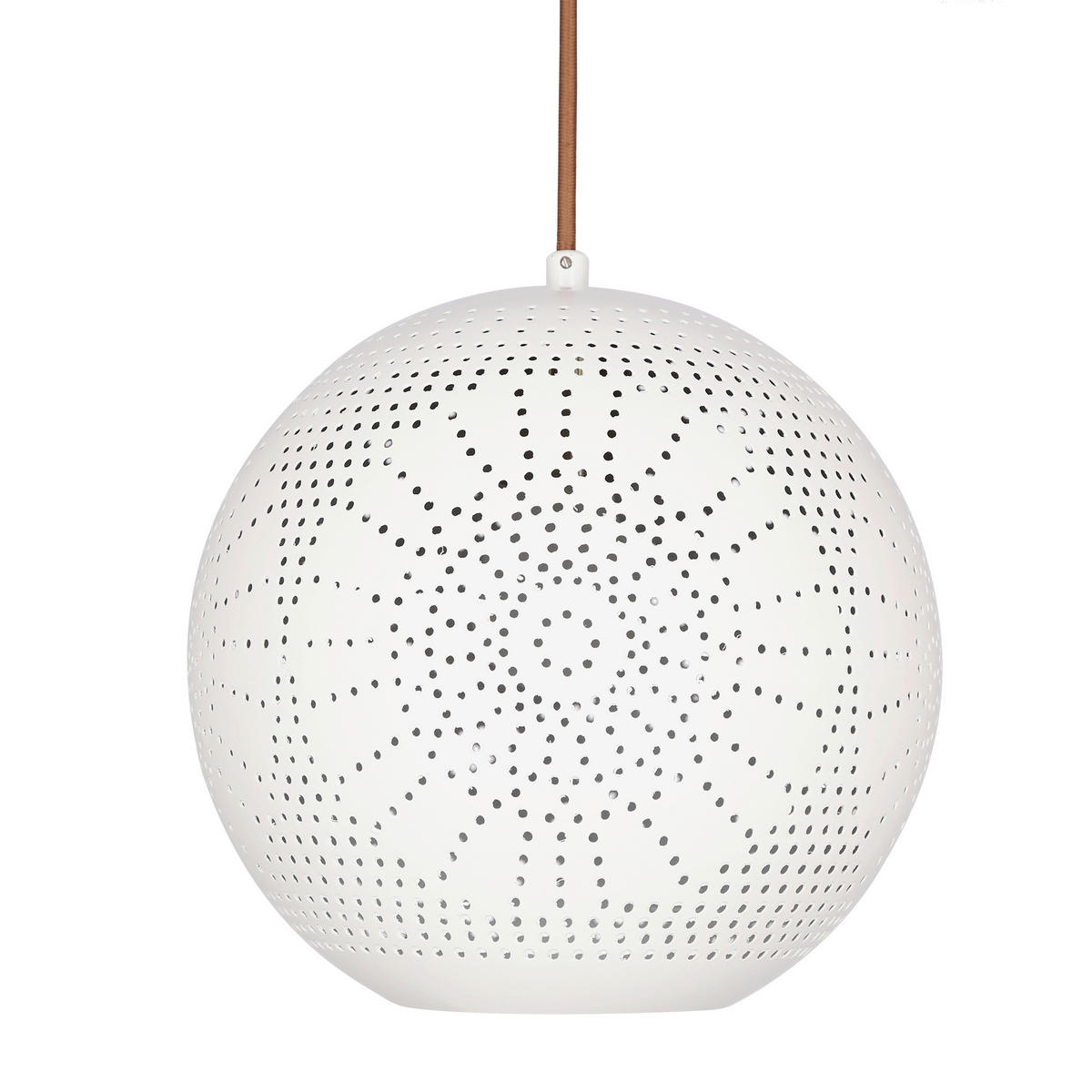 PENDELLAMPA Bene  - vit, Design, metall (25/25cm)