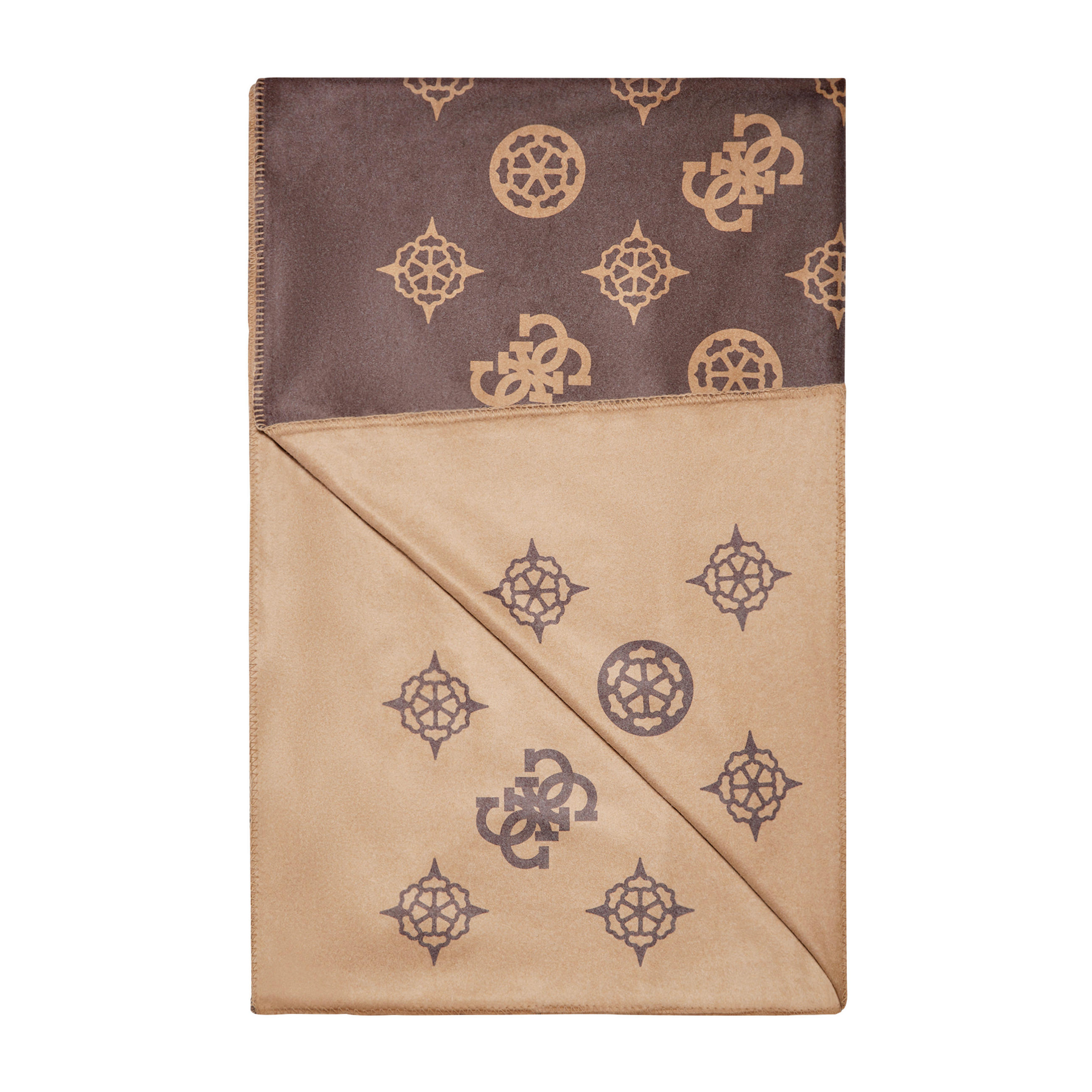 ODEJA  PREMIUM PILE PEONY GUESS  150/200 cm       rjava  - rjava, Konvencionalno, tekstil (150/200cm) - Guess