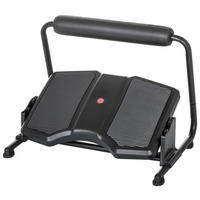 FUßSTÜTZE Metall, Kunststoff Schwarz  - Schwarz, Basics, Kunststoff/Metall (49/37/35cm) - MID.YOU