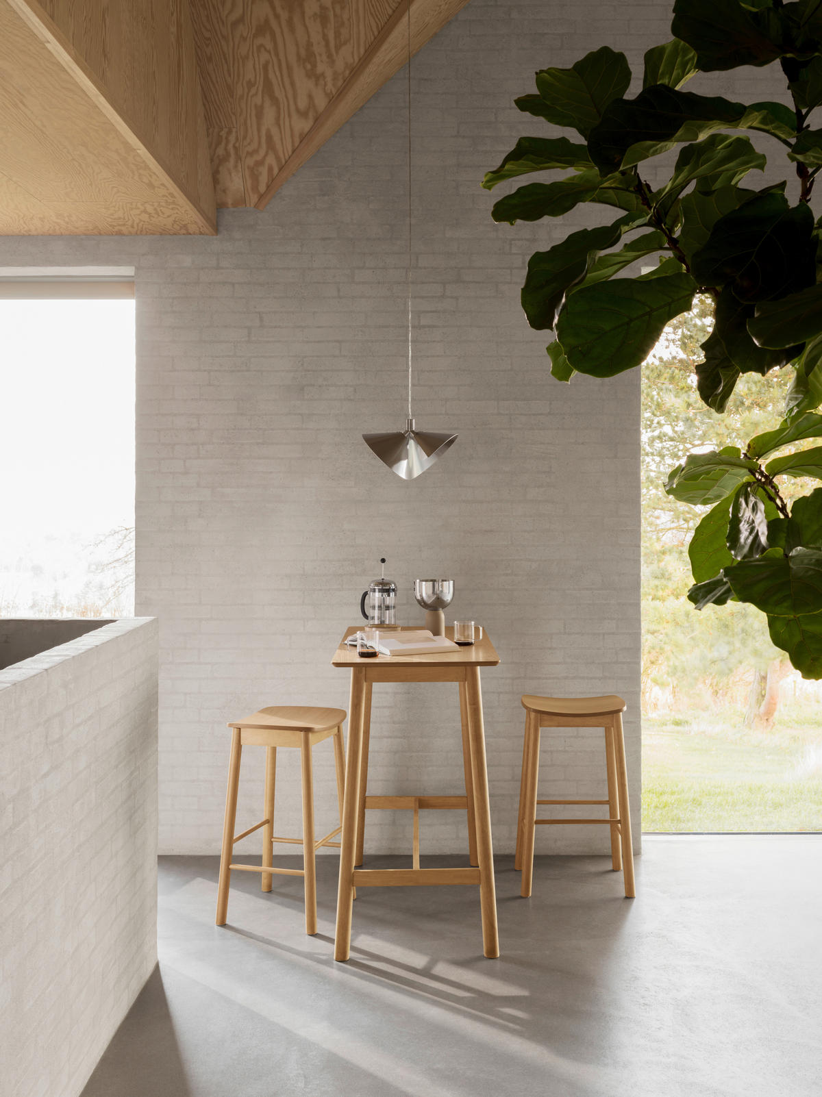 BARBORD i trä   - naturfärgad, Trend, trä (120/105/60cm) - MID.YOU