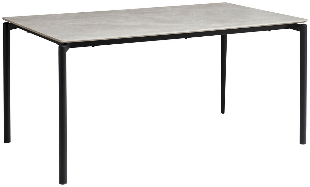 STOL ZA BLAGOVAONICU  siva  metal, drvni materijal      - siva/crna, Konvencionalno, drvni materijal/metal (160/90/76cm) - P & B