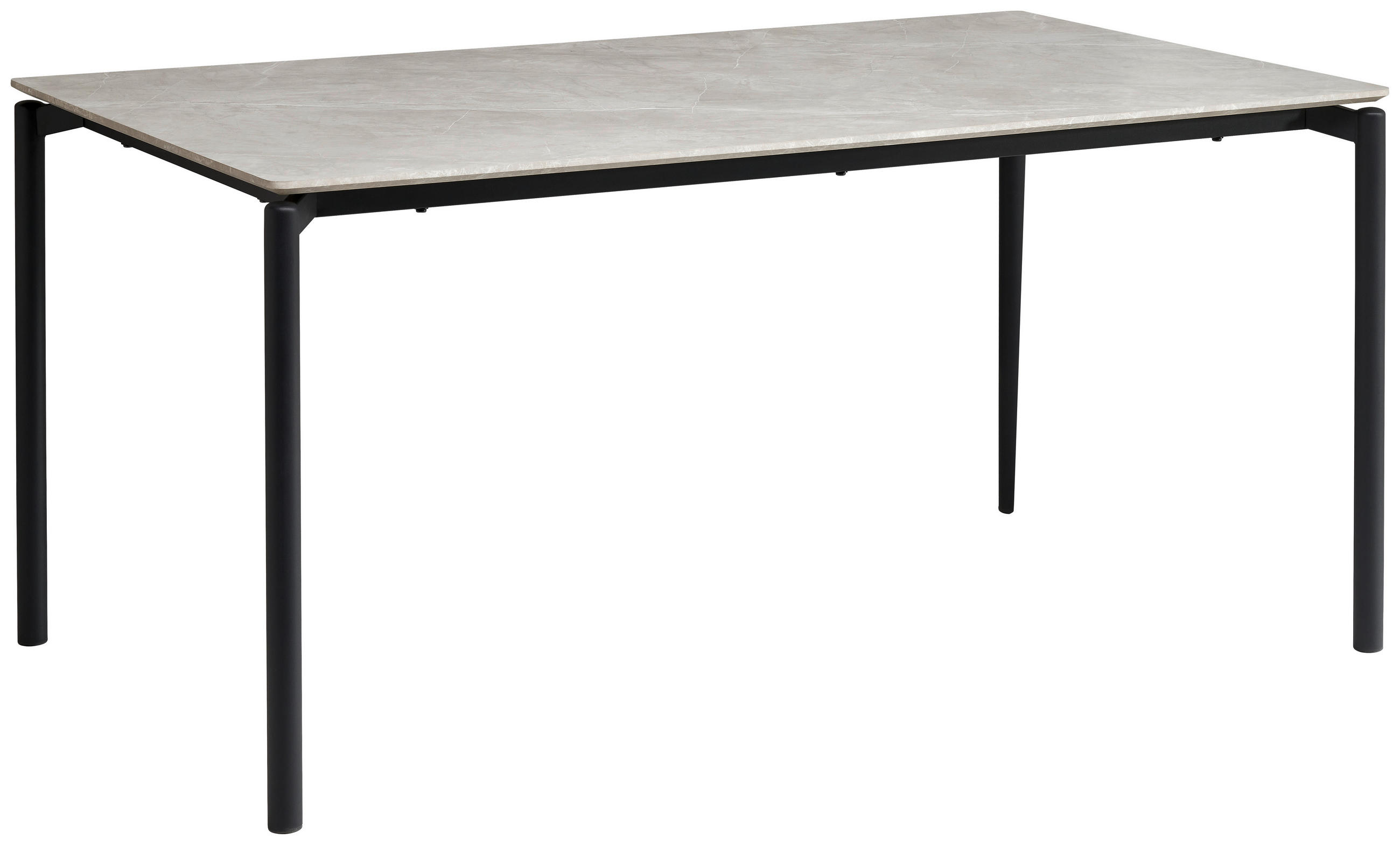 P & B Esstisch Grau 90x76x160 cm