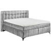 BOXSPRINGBETT 180/200 cm  in Grau  - Schwarz/Grau, Konventionell, Kunststoff/Textil (180/200cm) - Modante