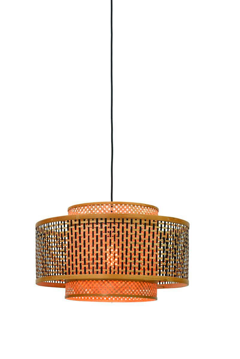 HÄNGLAMPA GOOD&MOJO 53/236,5/53 cm  - brun/svart, Design, naturmaterial (53/236,5/53cm) - Good & Mojo