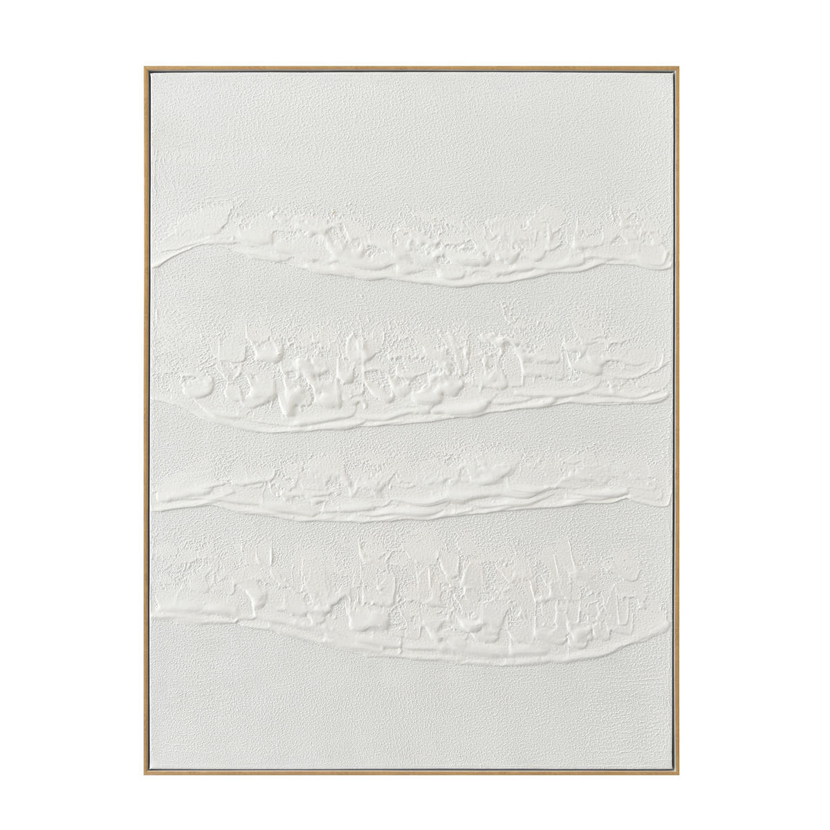 OLAJFESTMÉNY 90/120 cm  - bézs/fehér, Design, műanyag/textil (90/120cm) - Monee