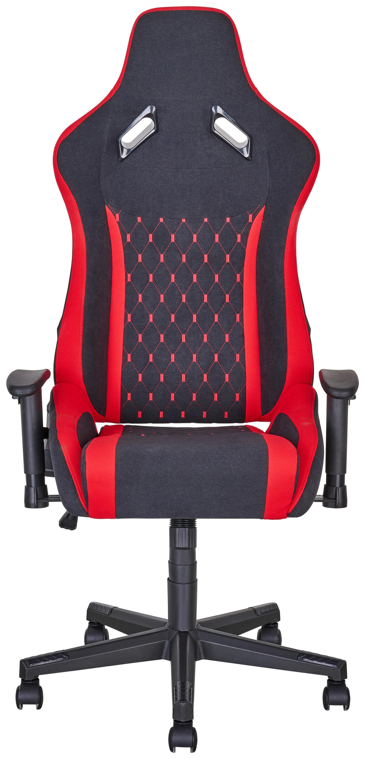 GAMINGSTUHL  in Mikrofaser Rot, Schwarz  - Rot/Schwarz, Trend, Kunststoff/Textil (68/127-137/64cm) - Xora