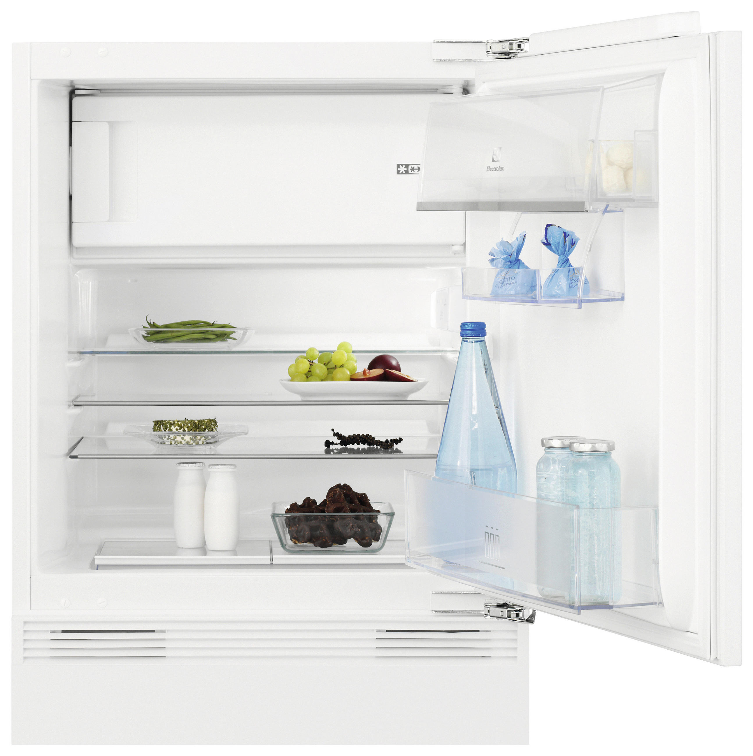 KÜHLSCHRANK 59,6/81,9/54,7 cm LFB3AE82R  - Weiß, Basics, Glas/Kunststoff (59,6/81,9/54,7cm) - Electrolux
