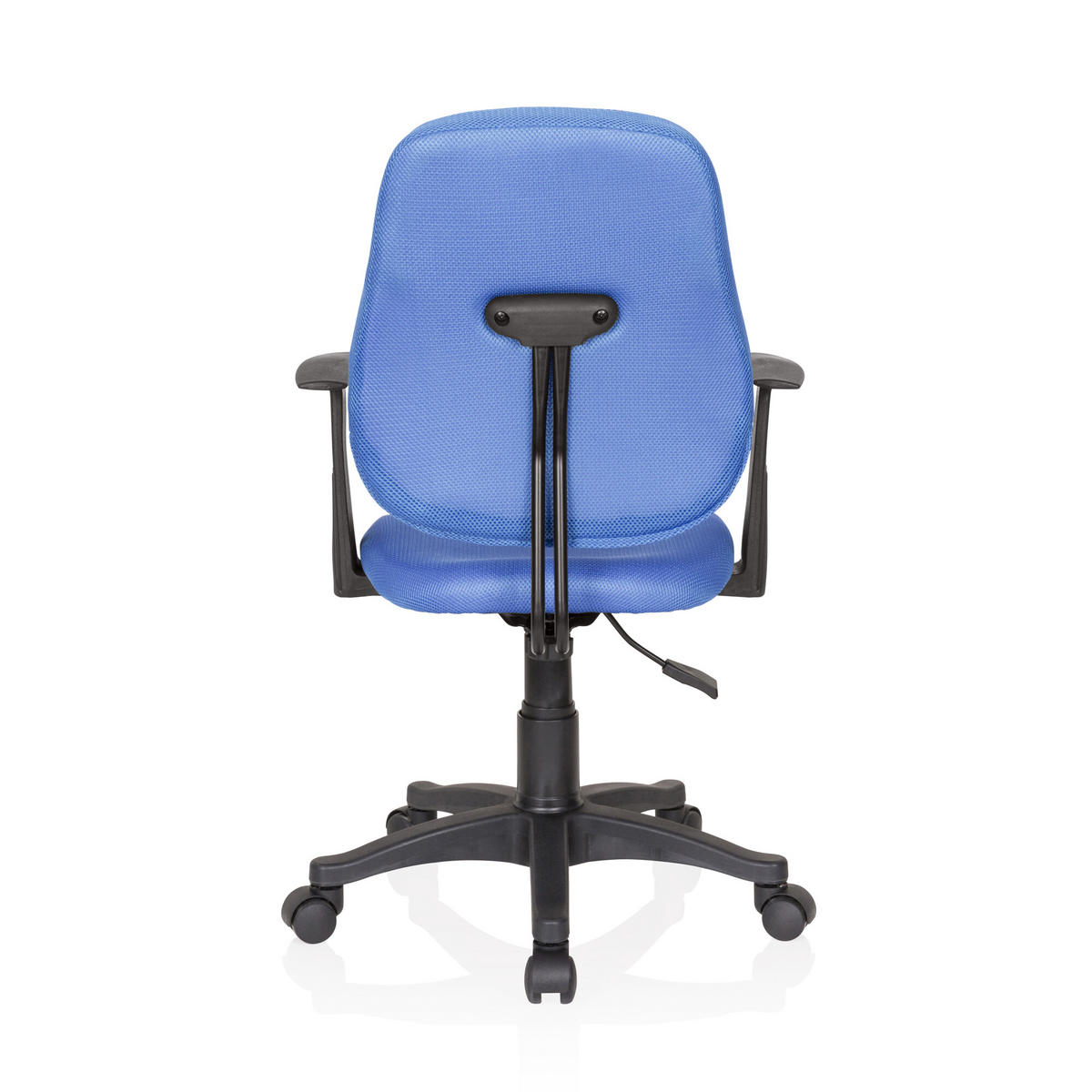 OTOČNÁ ŽIDLE PRO MLÁDEŽ, modrá, černá - modrá/černá, Basics, plast (56/89-99/50cm) - MID.YOU