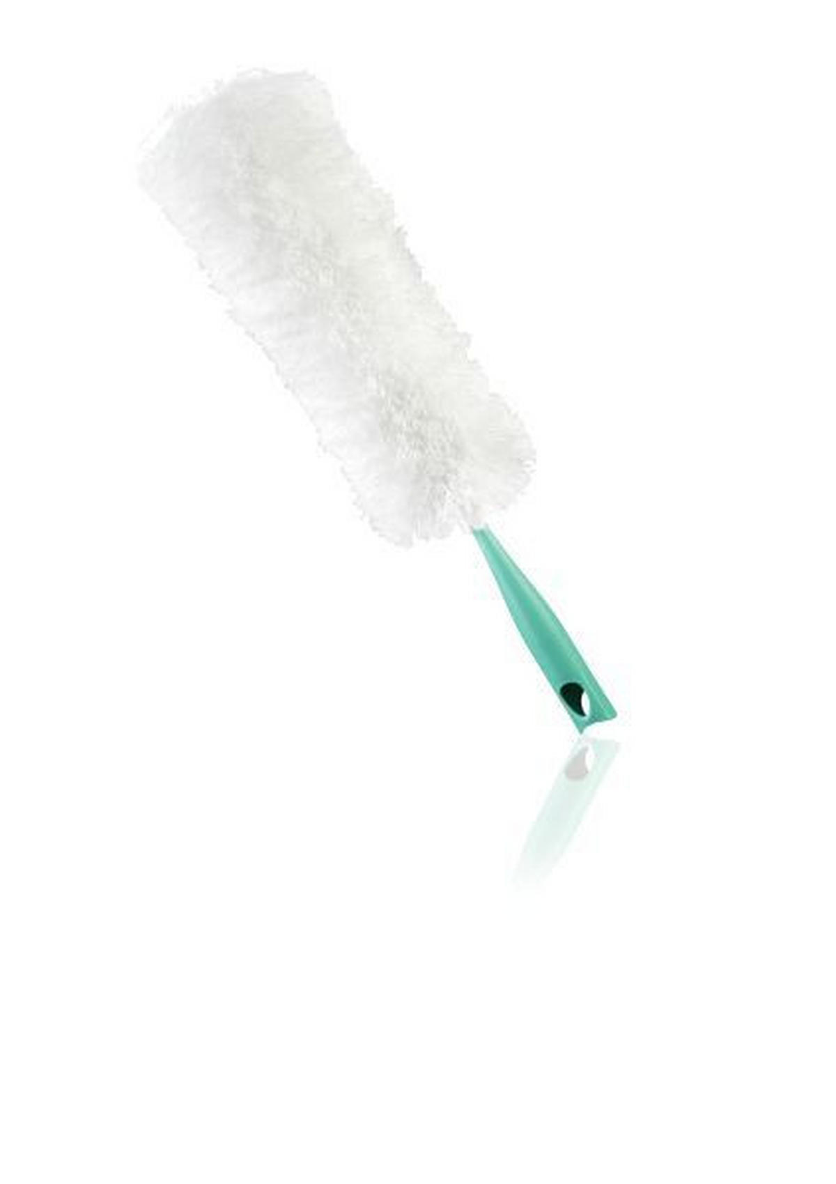 STAUBWEDEL DUSTER XL  - Türkis/Weiß, Basics, Kunststoff/Textil (38cm) - Leifheit