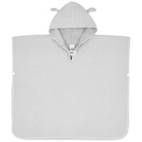 PONCHO    - Grau, Basics, Textil - Patinio