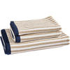 FROTTIERSET Blau, Beige 5-teilig  - Blau/Beige, Textil (30/50cm) - Esposa
