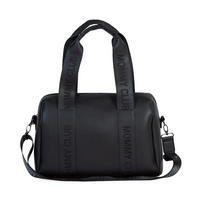 WICKELTASCHE Mommy Club Vegan Leder Schwarz  - Schwarz, KONVENTIONELL, Kunststoff (38/21/27cm) - Childhome