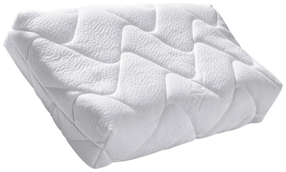 ANATOMICKÝ POLŠTÁŘ 40/80 cm  - bílá, Basics, textil (40/80cm) - Sleeptex