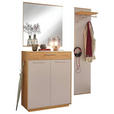 GARDEROBE 3-teilig  in 140/195/37 cm  - Taupe/Eichefarben, Design, Holz/Holzwerkstoff (140/195/37cm) - Novel