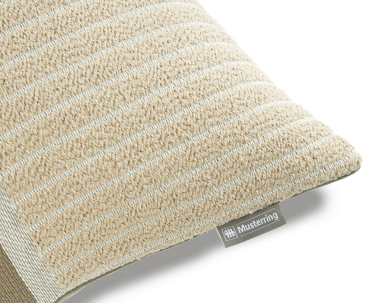 KISSENHÜLLE MR-Simple beige 38/58 cm  - Beige/Creme, Basics, Textil (38/58cm) - Musterring