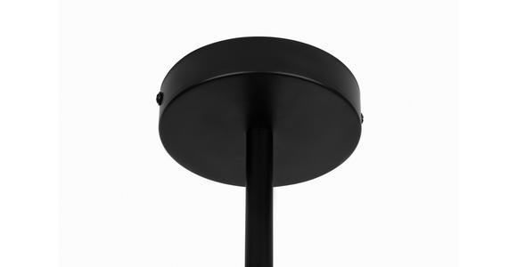 DECKENLEUCHTE Sirius 67/44 cm  - Schwarz/Weiß, Design, Glas (67/44cm) - Dieter Knoll