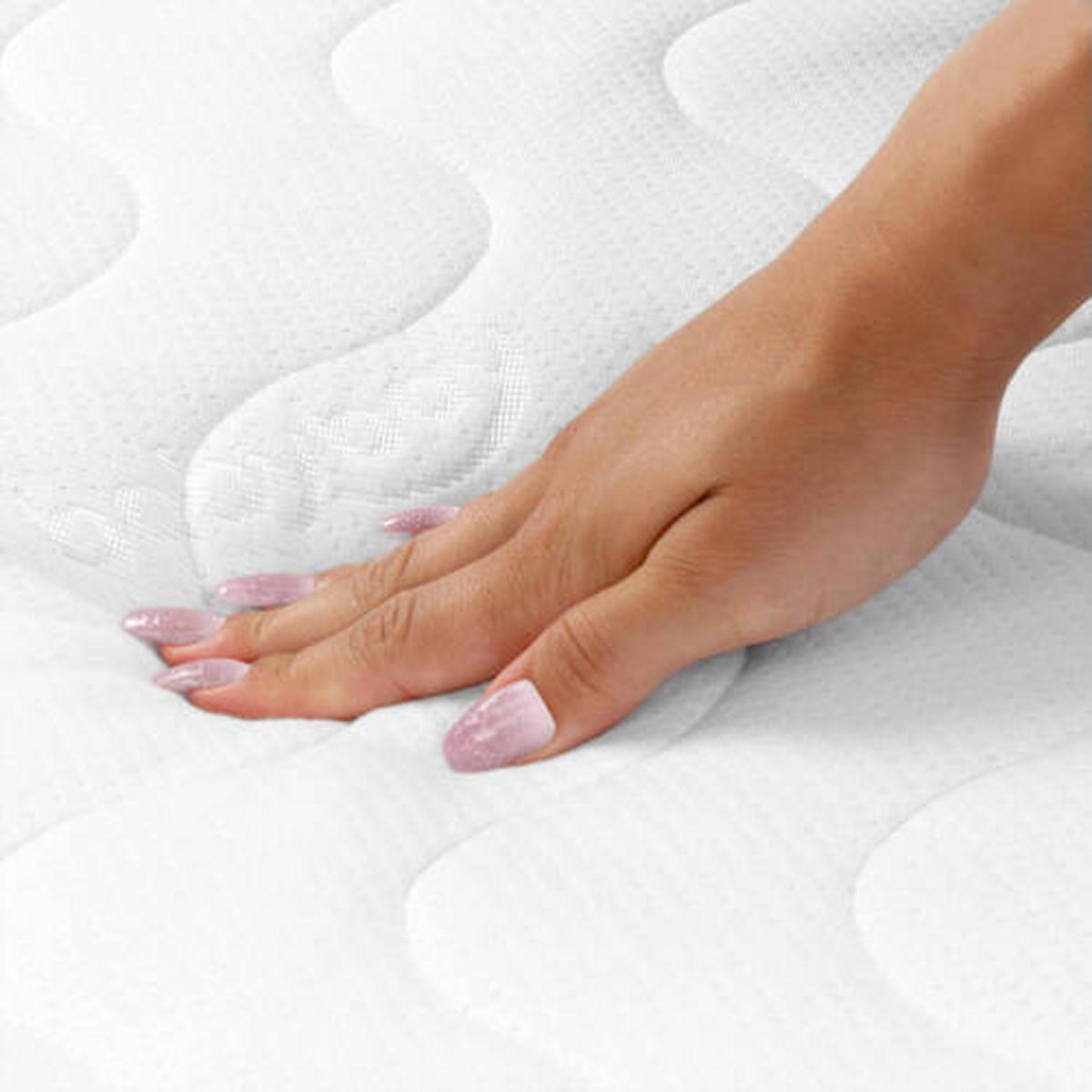 BEISTELLBETTMATRATZE 89/49,5/6 cm  - Basics, Textil (89/49,5/6cm) - Babybay