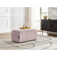 HOCKER ATILLA Cord Lila  - Lila/Schwarz, MODERN, Kunststoff/Textil (92/44/48cm)