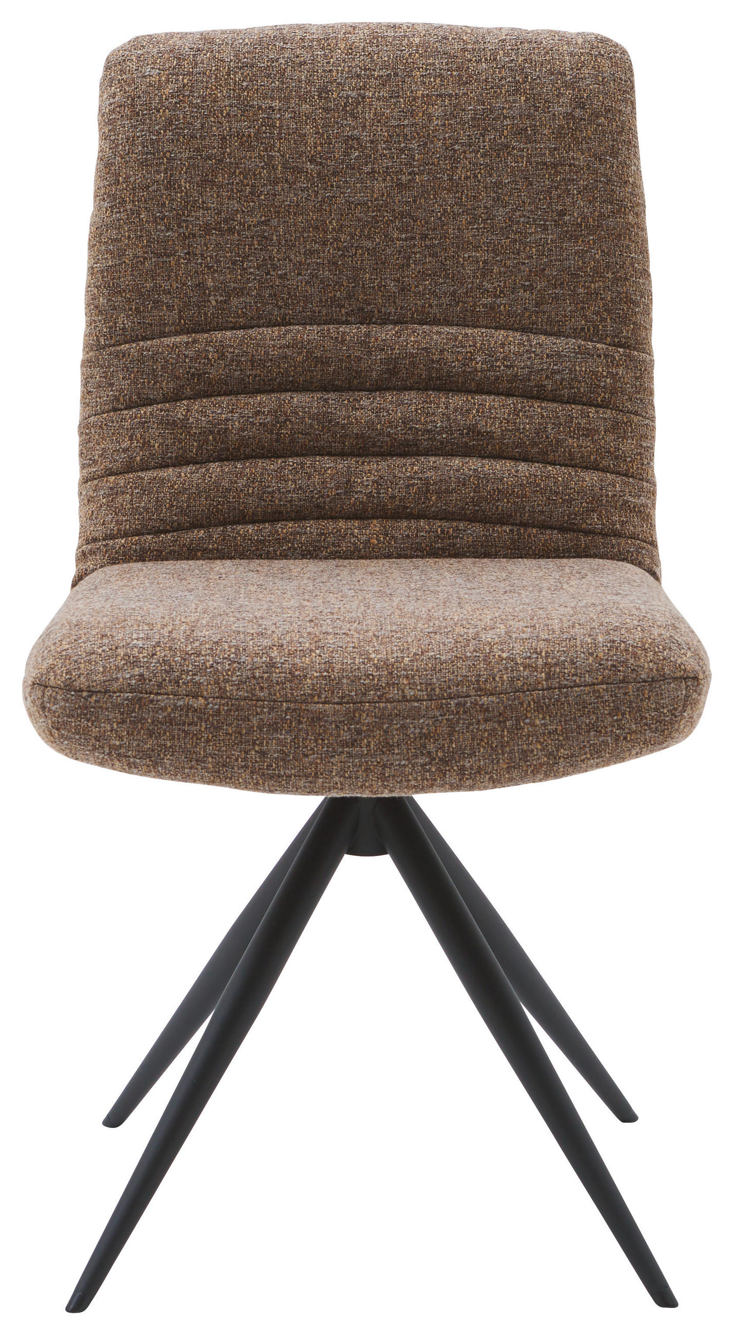 STUHL - Graubraun/Schwarz, Design, Textil/Metall (50/93/69cm) - Dieter Knoll
