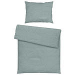 BETTWÄSCHE 140/200 cm  - Salbeigrün, Basics, Textil (140/200cm) - Novel
