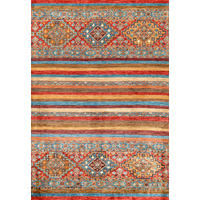 VINTAGE-TEPPICH 130/190 cm CORTEA AZMEO Multicolor, Rot, Cognac  - Cognac/Rot, Design, Kunststoff/Textil (130/190cm) - Lindorug