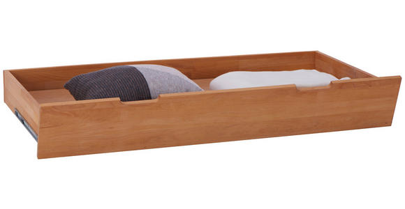 BETTSCHUBKASTEN Buchefarben  - Buchefarben, LIFESTYLE, Holz (145/23,5/77cm) - Linea Natura