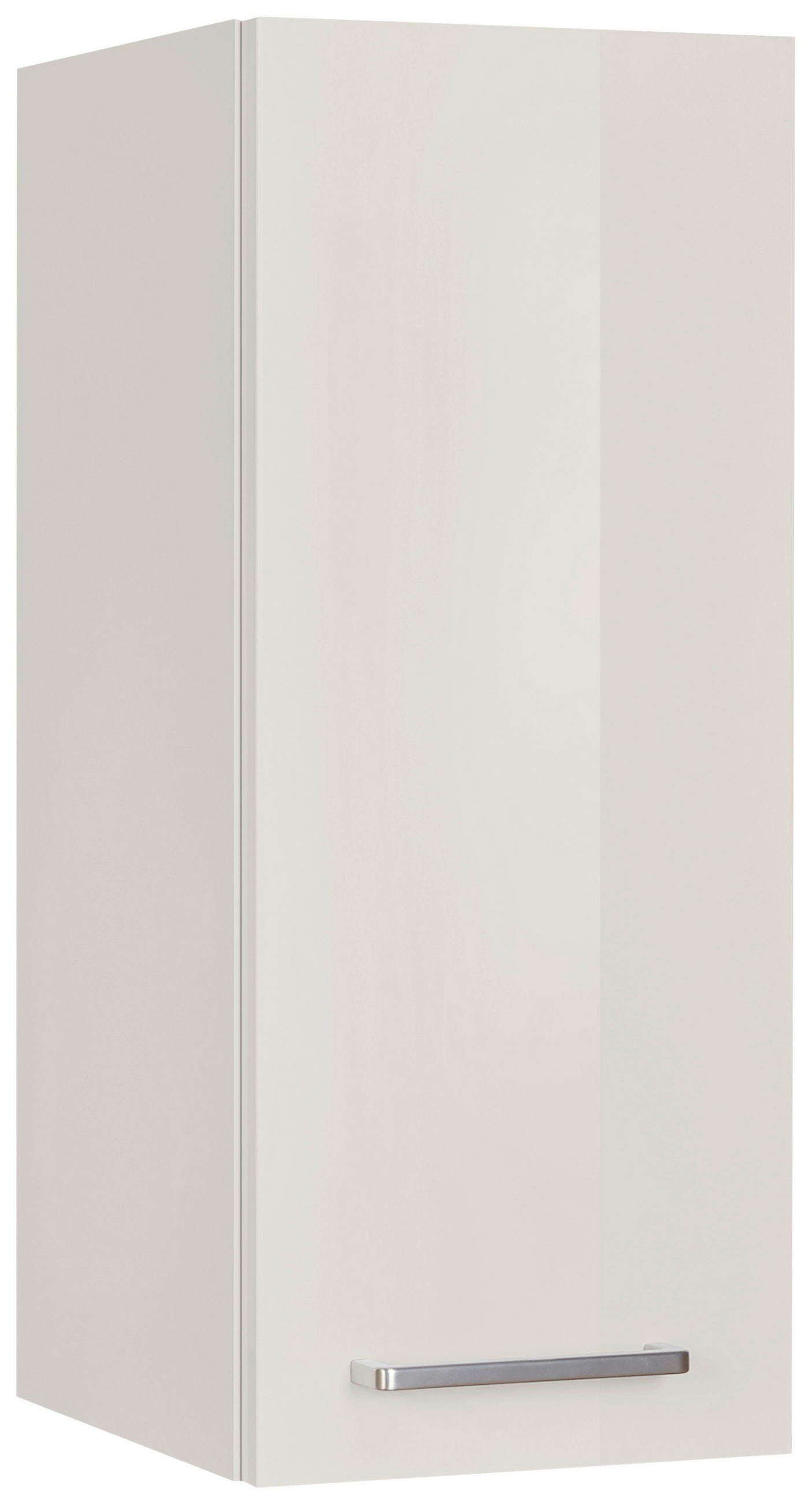 KÜCHENOBERSCHRANK 30/72/35 cm  in Hellgrau  - Edelstahlfarben/Hellgrau, MODERN, Holzwerkstoff/Metall (30/72/35cm) - Nobilia