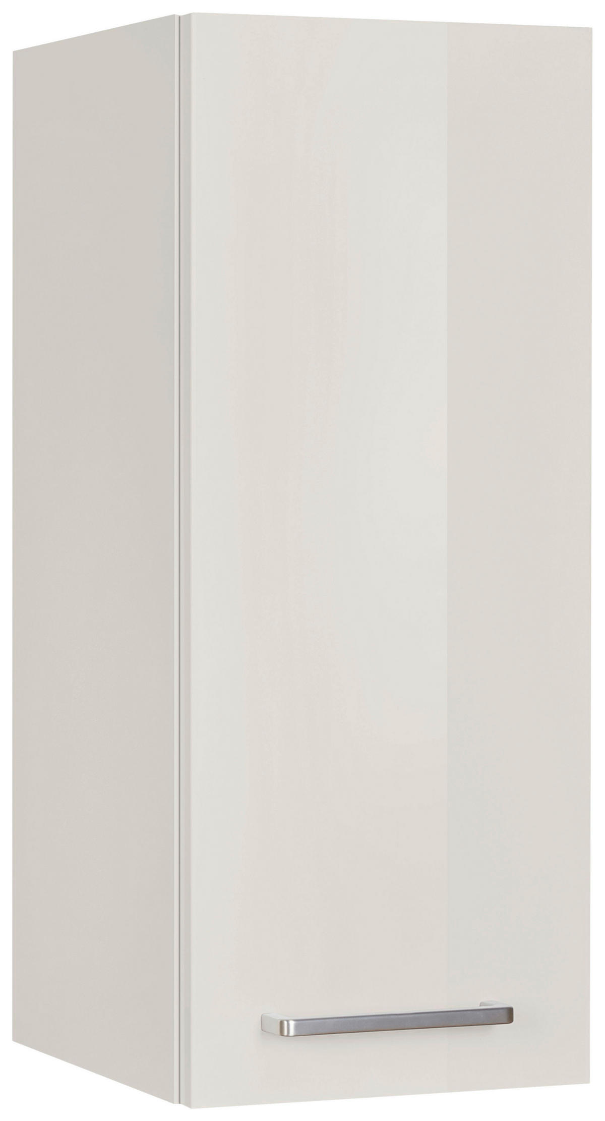 KÜCHENOBERSCHRANK 30/72/35 cm  in Hellgrau  - Edelstahlfarben/Hellgrau, MODERN, Holzwerkstoff/Metall (30/72/35cm) - Nobilia