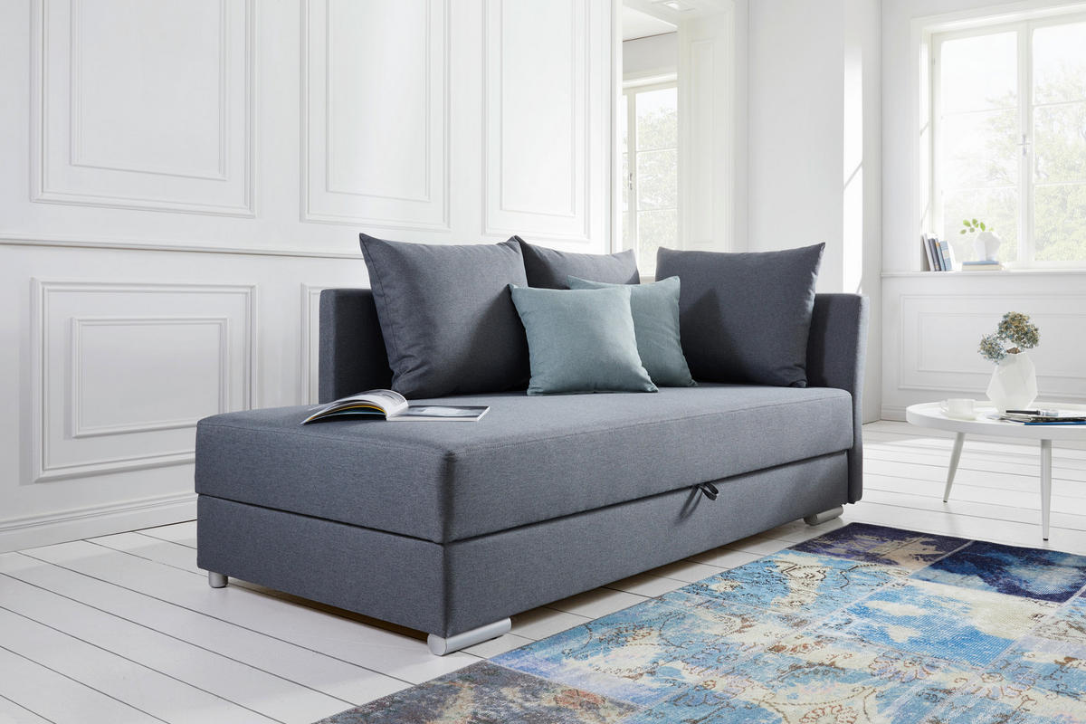 HEVERŐ textil szürke  - króm/mentazöld, Design, műanyag/textil (220/80-93/90cm) - Xora