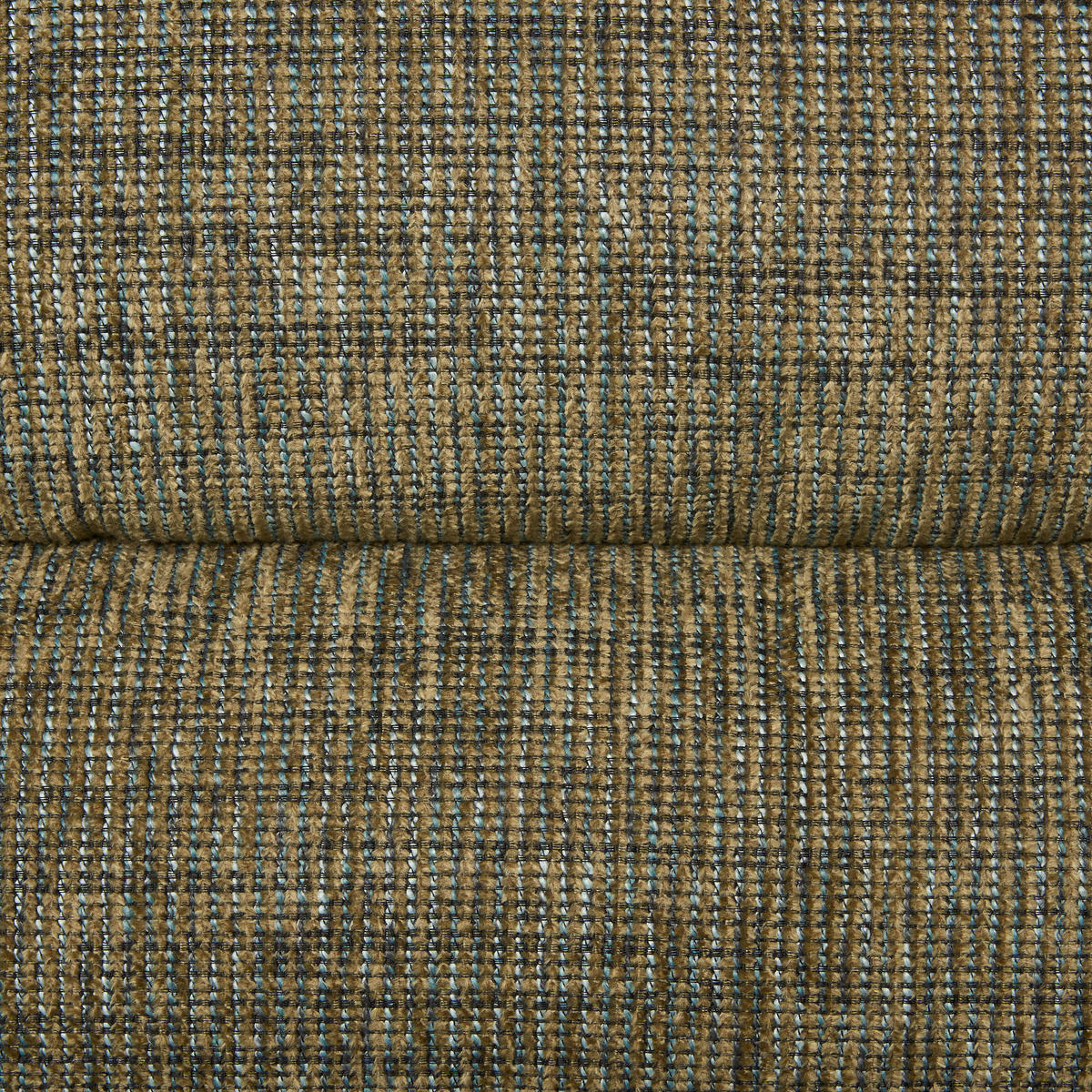 ECKSOFA in Chenille Olivgrün  - Schwarz/Olivgrün, Design, Textil/Metall (213/286cm) - Welnova