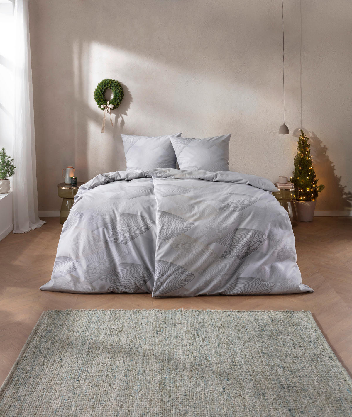 BETTWÄSCHE Atelier Flanell 135/200 cm  - Silberfarben, Design, Textil (135/200cm) - Estella