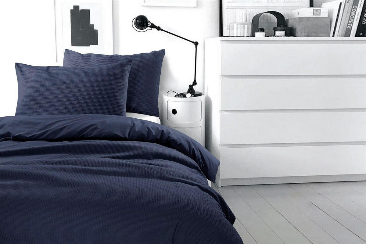 BETTWÄSCHE 3-teilig 260/220 cm  - Blau, Basics, Textil (260/220cm) - Kayoom