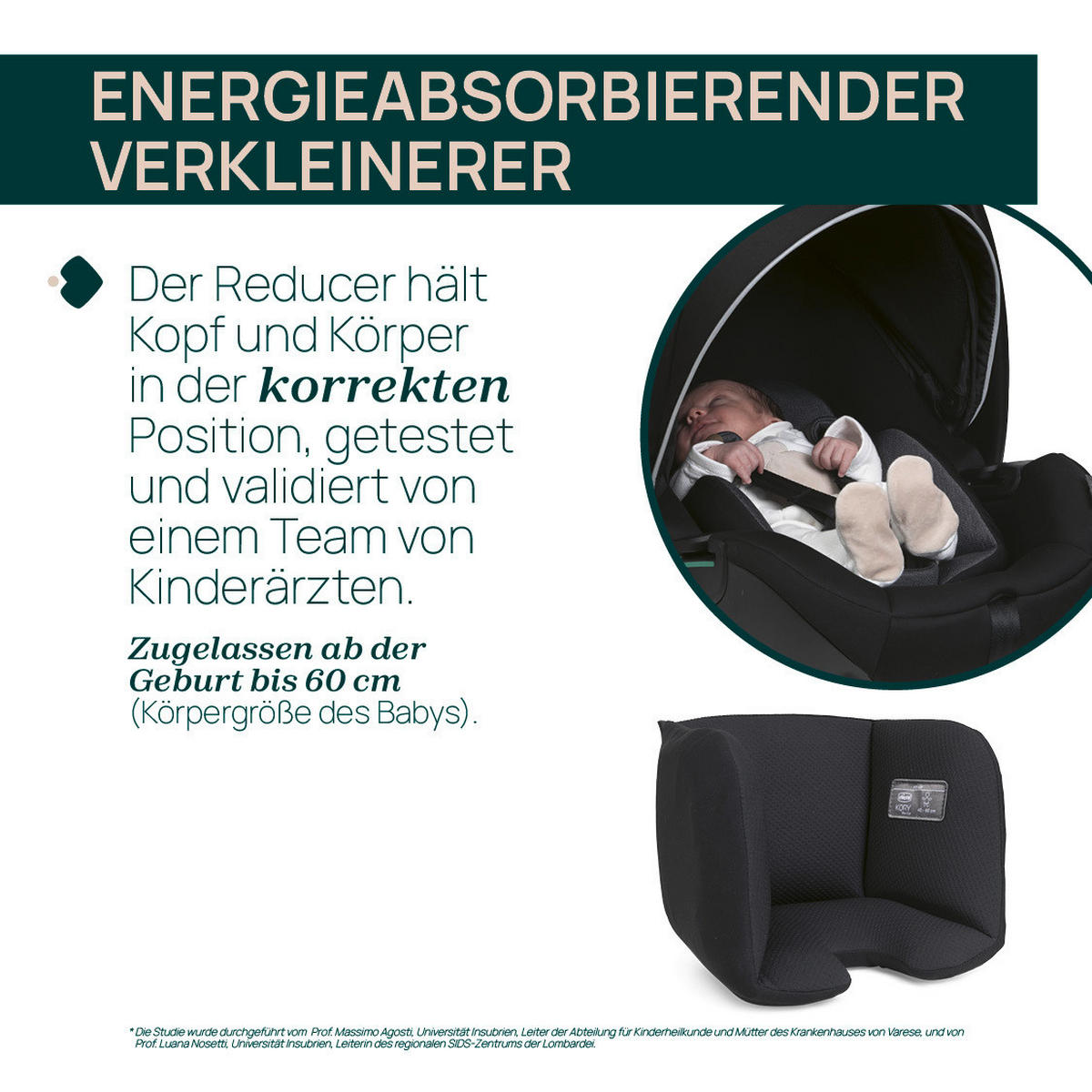 KINDERAUTOSITZ Kory Air Plus Black Lux   - Schwarz, Basics (63/36/57/37cm) - Chicco