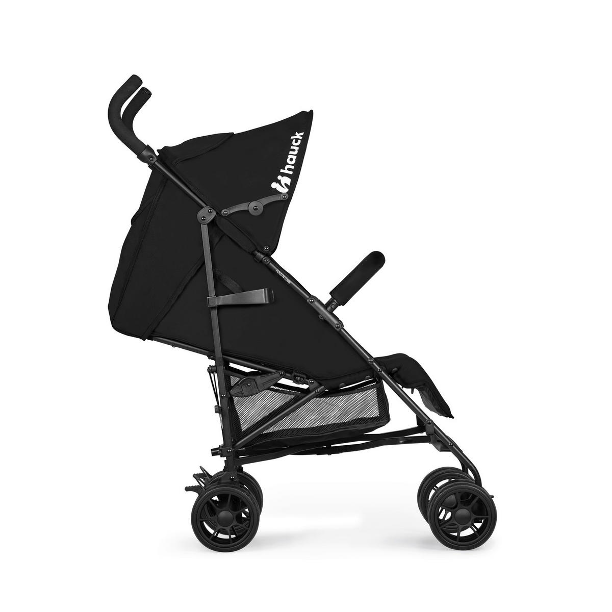 BUGGY Fold N Care  - Schwarz, Basics (87/47/107cm) - Hauck