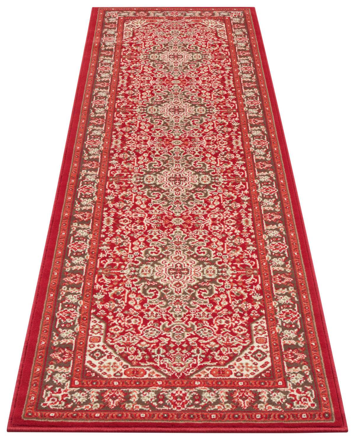 VINTAGE-TEPPICH 80/250 cm Mirkan Multicolor, Hellrot  - Hellrot/Multicolor, Basics, Kunststoff/Textil (80/250cm)
