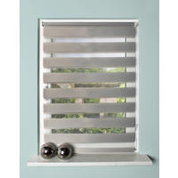 DOPPELROLLO 50/150 cm  - Grau, Design, Textil (50/150cm)