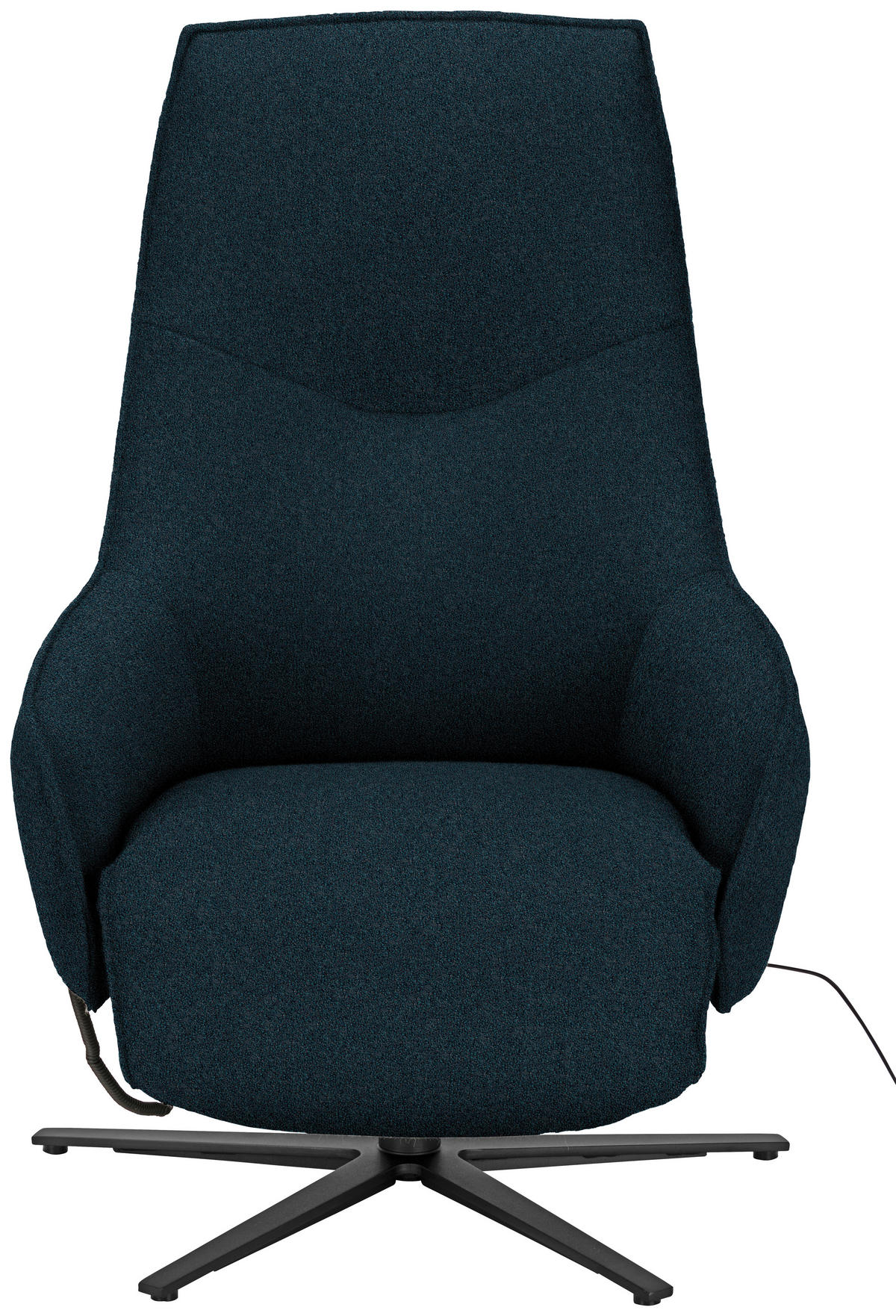 RELAXSESSEL in Textil Dunkelblau  - Anthrazit/Dunkelblau, Design, Textil/Metall (70/112/85cm) - Himolla Komfortklass