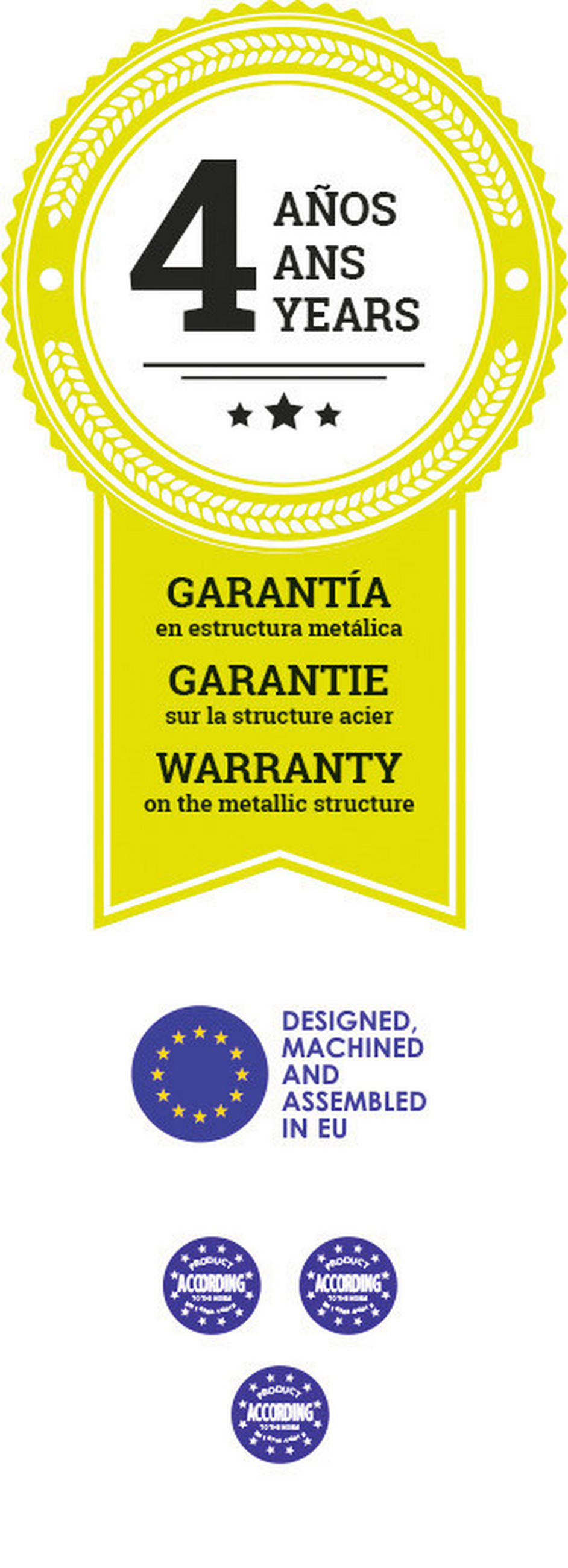 POOL-SET KITPR558 570/132 cm  - Weiß, KONVENTIONELL, Metall (570/132cm) - Gre