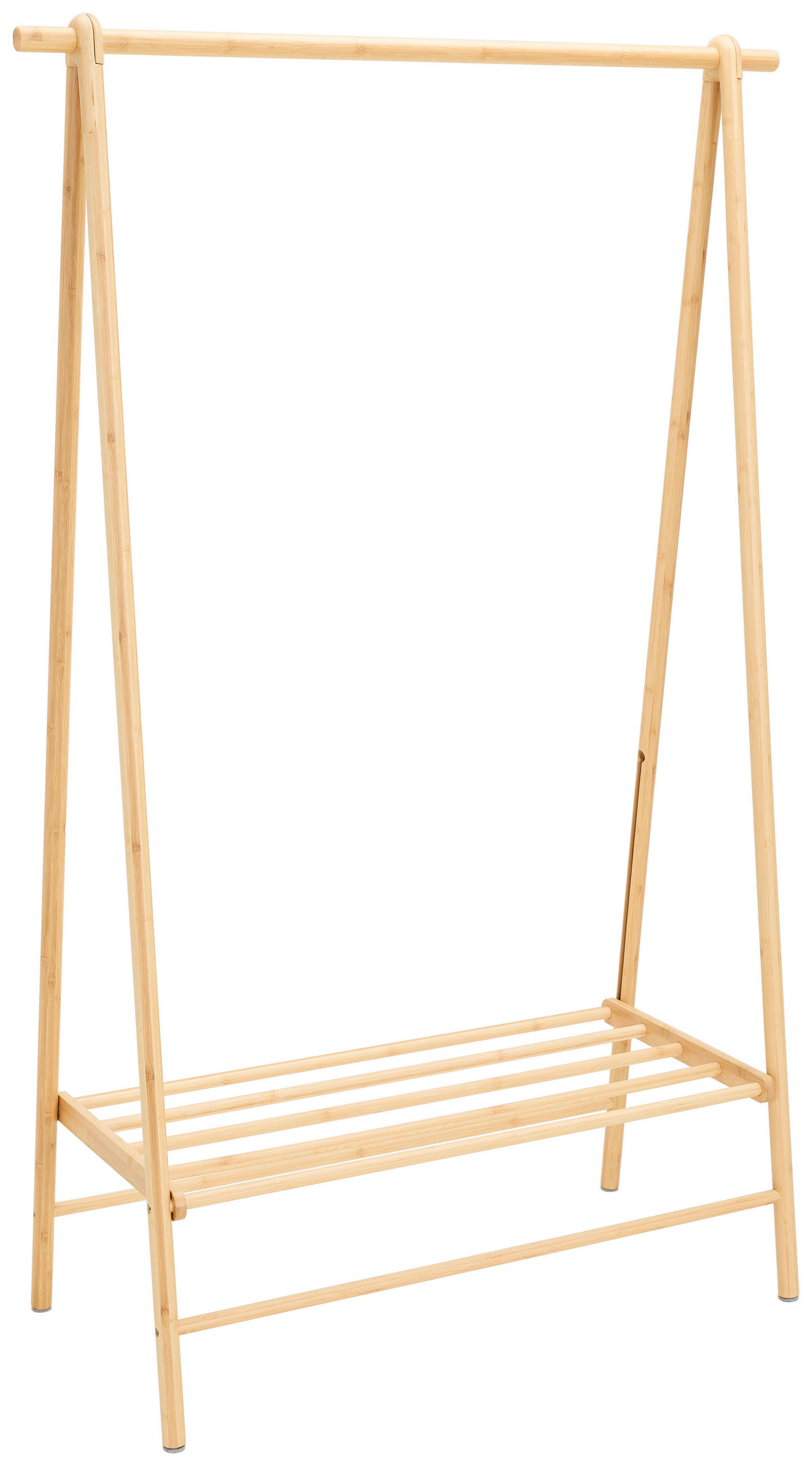 KLEIDERSTÄNDER in Naturfarben 104/164/46 cm   - Naturfarben, Basics, Holz (104/164/46cm) - Carryhome