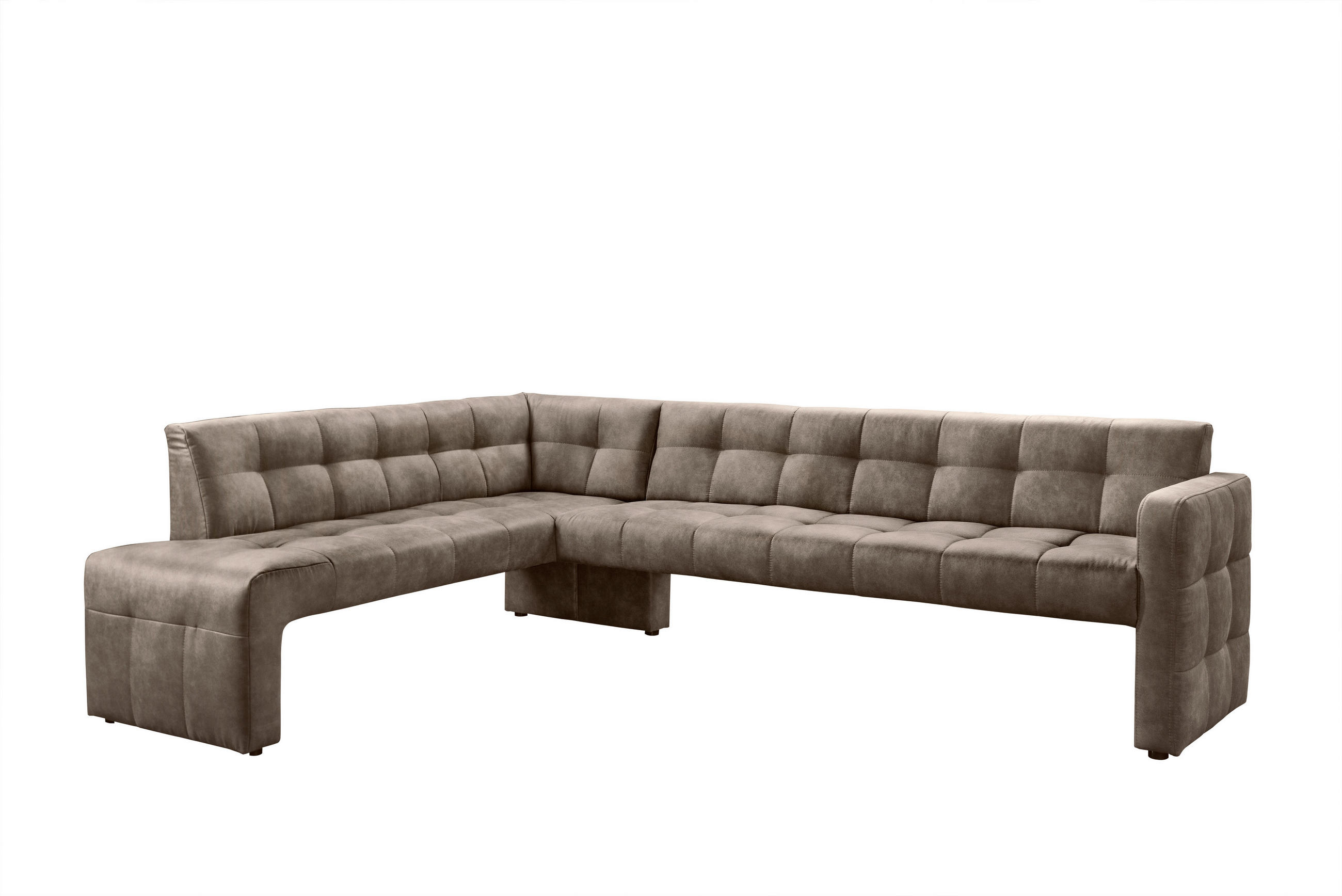 KLUPA KUTNA  taupe  drvo, tekstil, drvni materijal      - crna/taupe, Moderno, drvni materijal/drvo (265/197cm) - Livetastic
