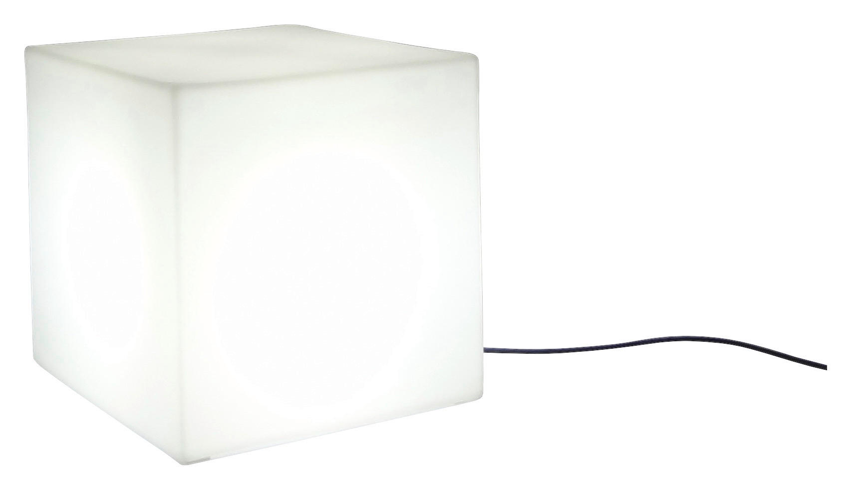 Thumbnail - New Garden LED-AUßENLEUCHTE Cuby, Weiß, Kunststoff, quadratisch,quadratisch, 32x32 cm, RoHS, LED-Leuchtmittel austauschb...