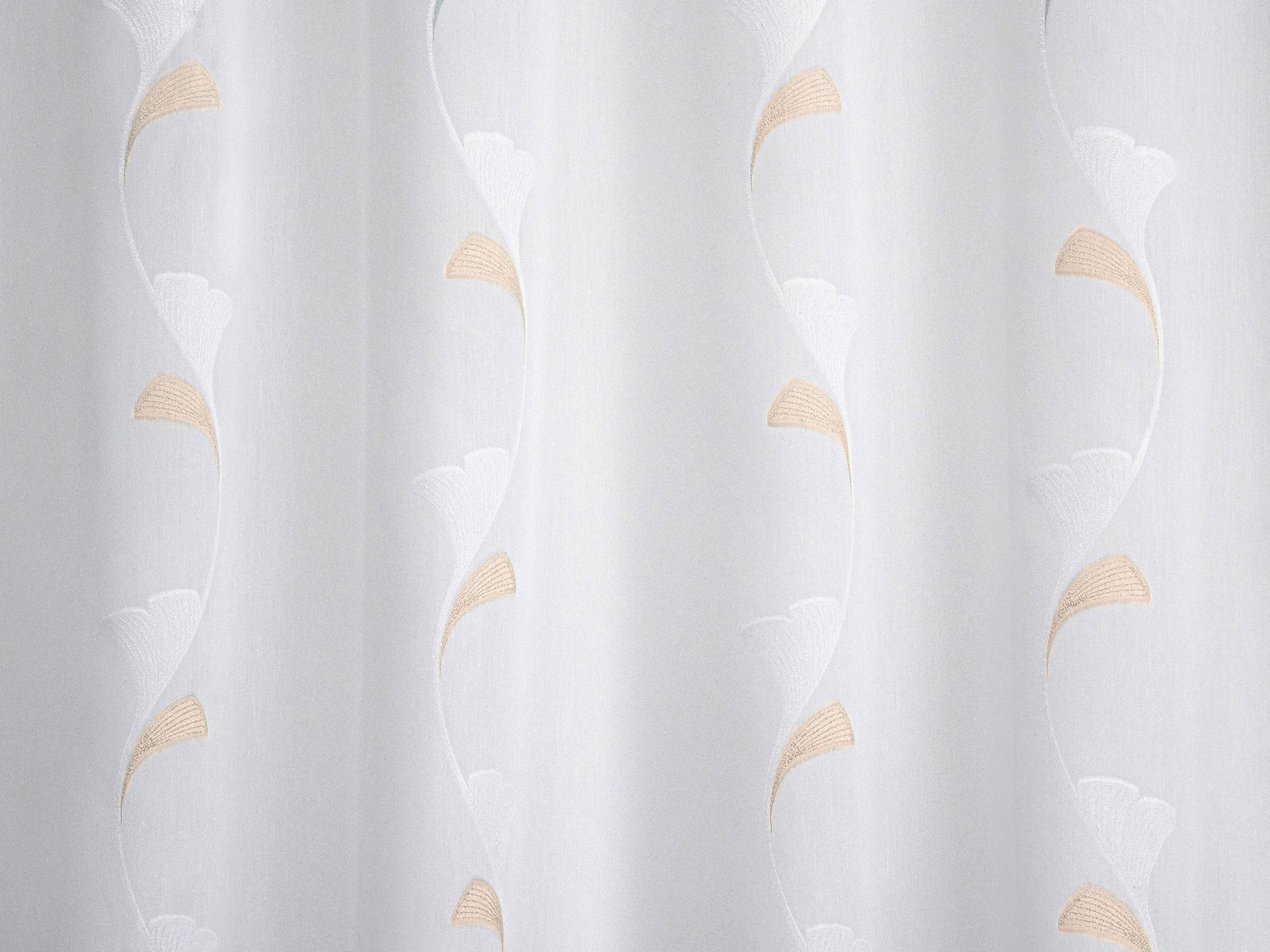 PROSOJNO BLAGO ZA ZAVESE           295 cm   bela, zlate barve  - zlate barve/bela, Basics, tekstil (295cm)